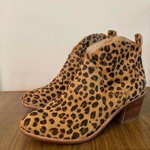 Ugg pony hair cheetah booties